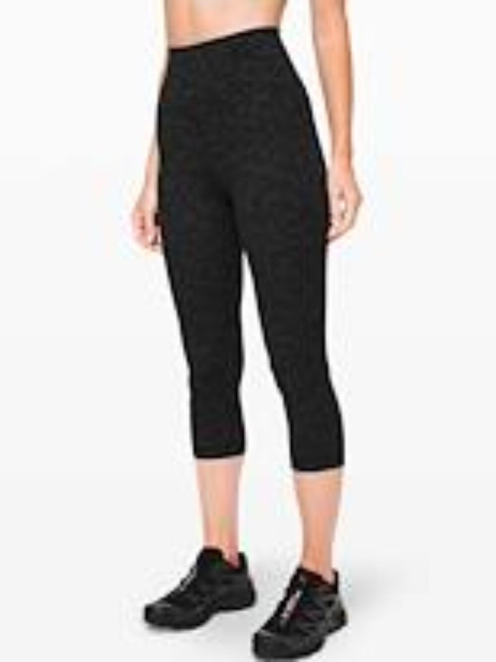 Lululemon Align Crop 21" in Formation Camo Deep Coal Multi Leggings, Size 2